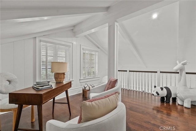 14115 Greenleaf St, Sherman Oaks, CA 91423 - home office with wood finished floors