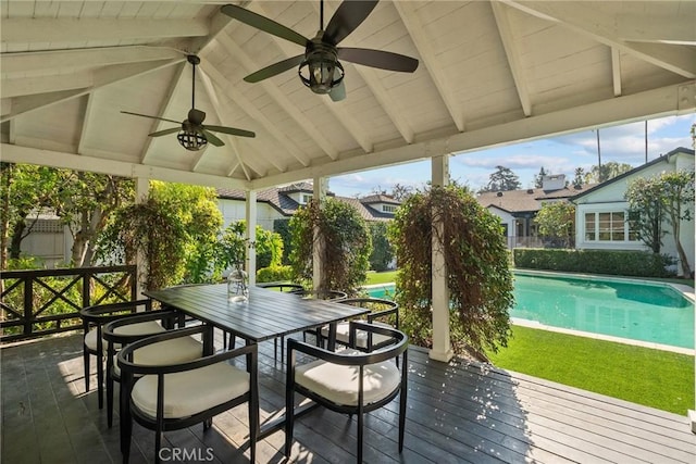 14115 Greenleaf St, Sherman Oaks, CA 91423 - sunroom / solarium with ceiling fan