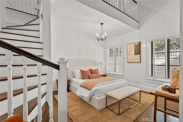 14115 Greenleaf St, Sherman Oaks, CA 91423 - bedroom featuring a chandelier