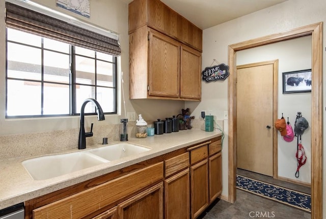 kitchen featuring sink and dishwasher