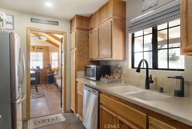 kitchen featuring sink and stainless steel appliances