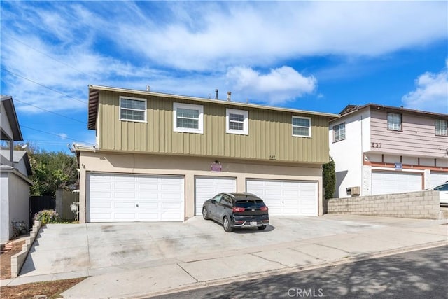 front of property featuring a garage