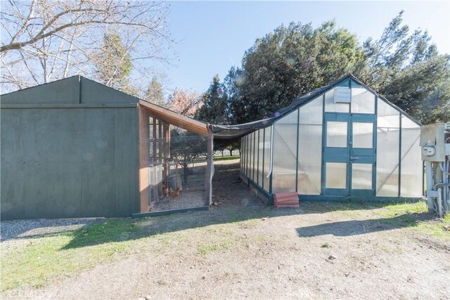 view of outbuilding