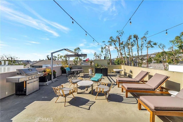 view of patio / terrace with grilling area