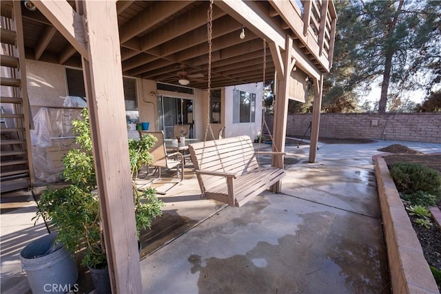 view of patio