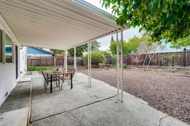 view of patio