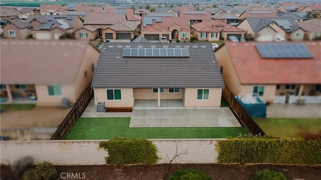 birds eye view of property featuring a residential view