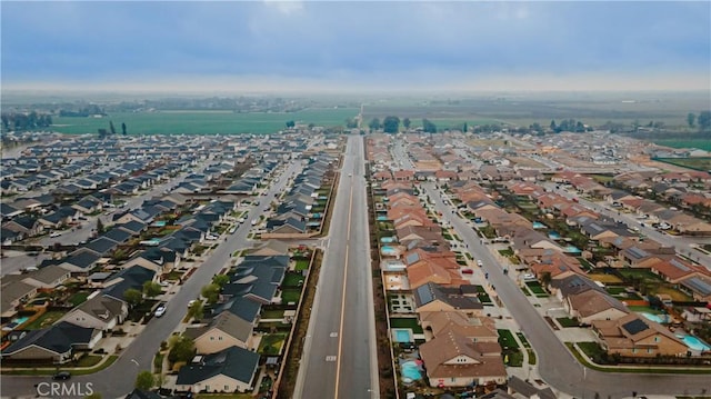 drone / aerial view featuring a residential view