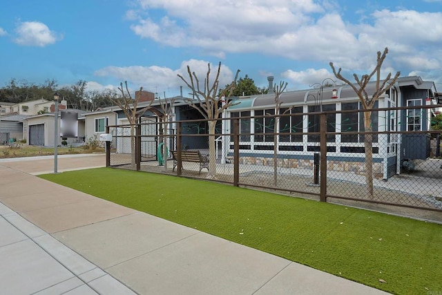 view of property's community with a playground