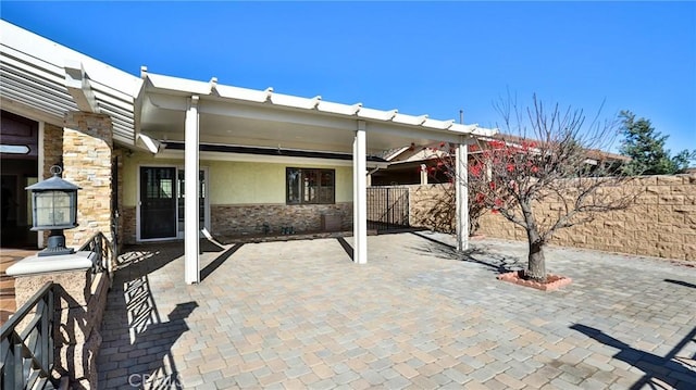 view of patio