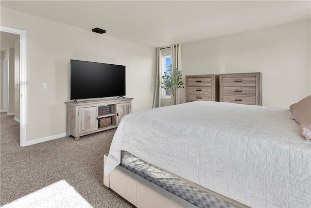 bedroom featuring carpet flooring