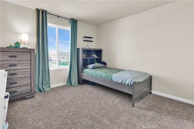 bedroom featuring carpet floors