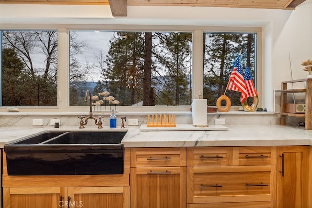 kitchen featuring sink