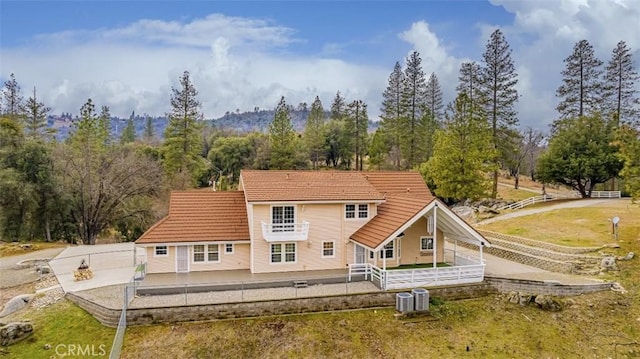 view of rear view of property