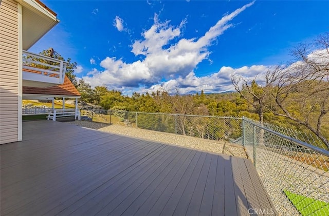 view of deck