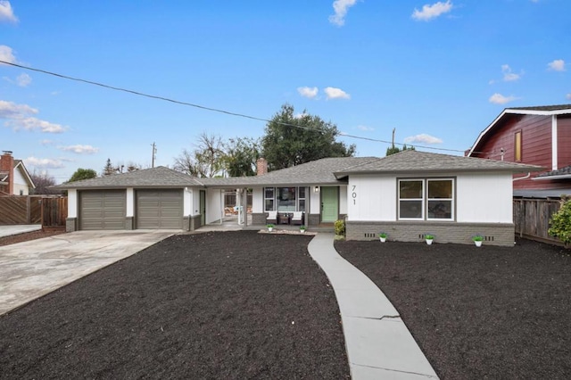 view of ranch-style house