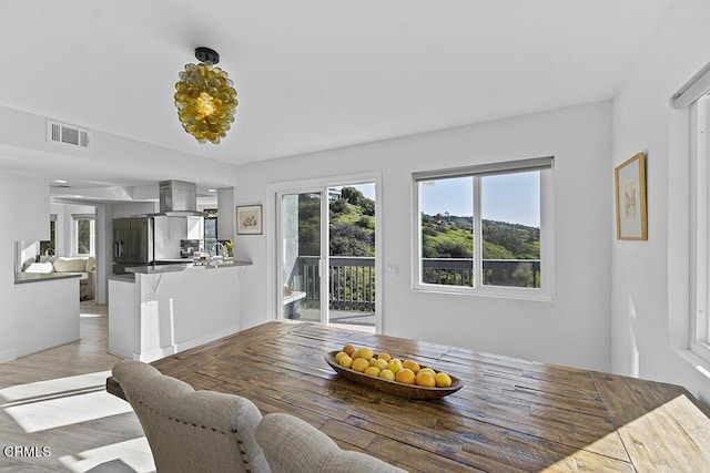 542 San Clemente Way, Camarillo, CA 93010 - dining room featuring plenty of natural light and light wood-style flooring