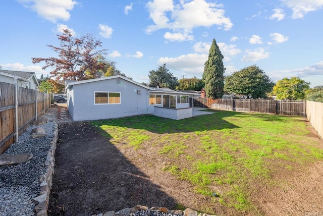 view of yard with a patio