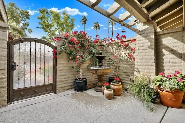 view of patio