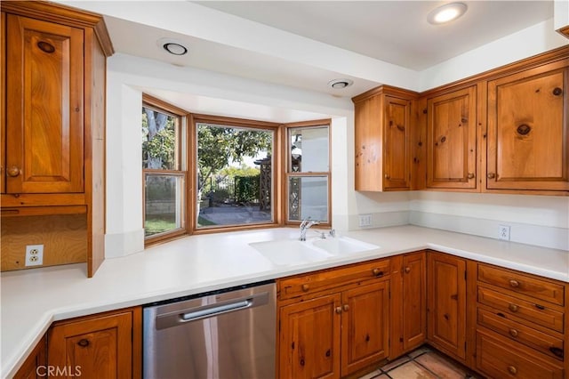 kitchen featuring sink and stainless steel dishwasher