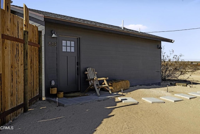 view of outbuilding