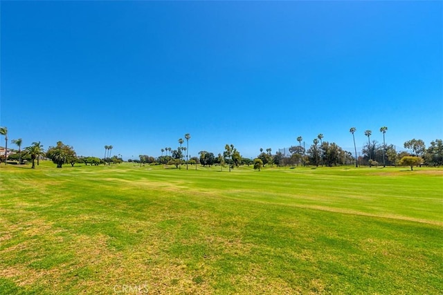 surrounding community featuring a lawn