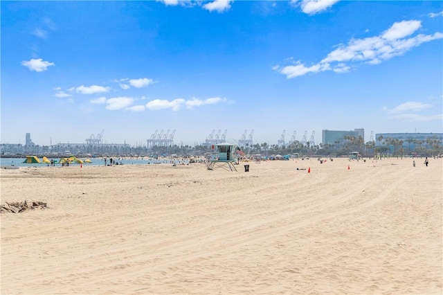 water view featuring a view of the beach