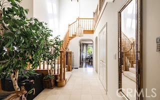 corridor with a high ceiling