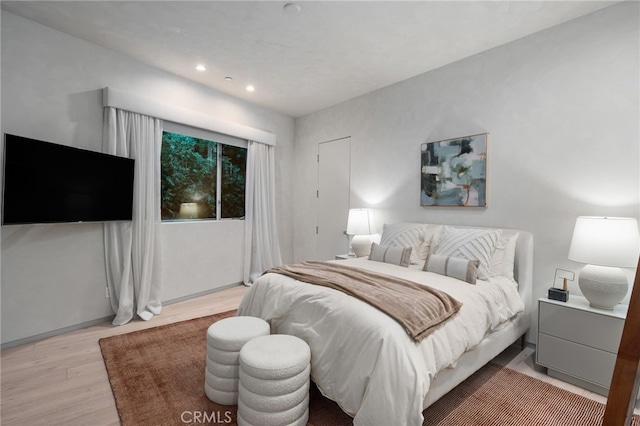 4727 Alonzo Ave, Encino, CA 91316 - bedroom with light hardwood / wood-style flooring