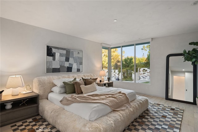 4727 Alonzo Ave, Encino, CA 91316 - bedroom featuring light wood-type flooring