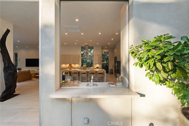 4727 Alonzo Ave, Encino, CA 91316 - exterior space featuring an outdoor kitchen