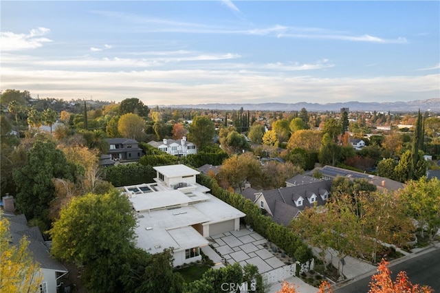 4727 Alonzo Ave, Encino, CA 91316 - birds eye view of property featuring a mountain view