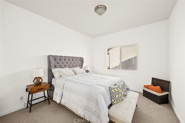 bedroom with carpet flooring