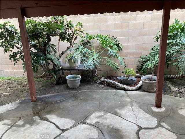 view of patio