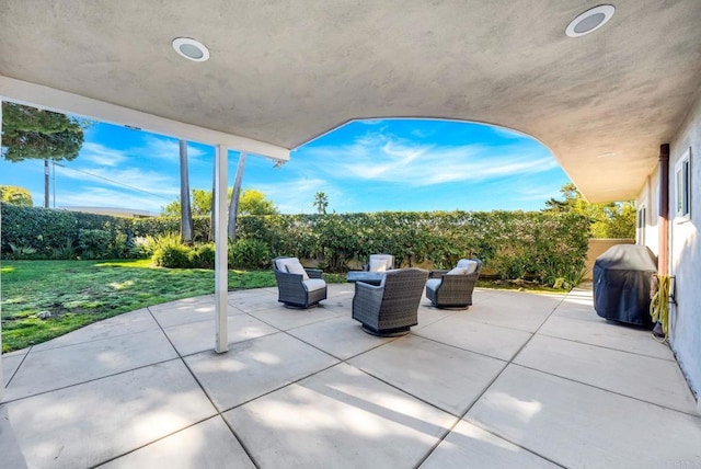 6130 Terryhill Dr, La Jolla, CA 92037 - view of patio / terrace with area for grilling