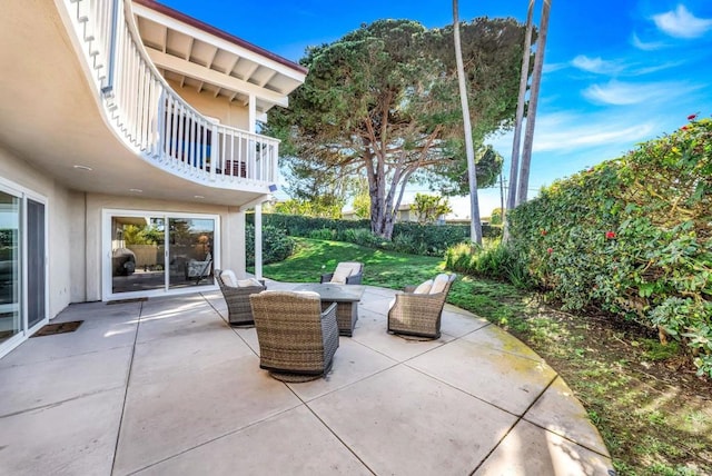 6130 Terryhill Dr, La Jolla, CA 92037 - view of patio / terrace with a balcony