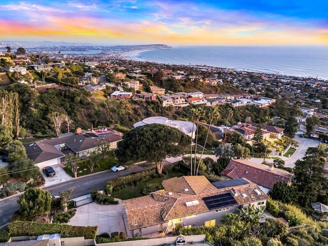 6130 Terryhill Dr, La Jolla, CA 92037 - aerial view at dusk of a water view
