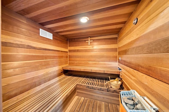 6130 Terryhill Dr, La Jolla, CA 92037 - relaxing sauna with wood ceiling and wood walls