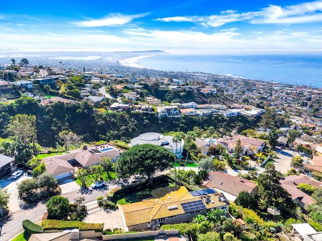 6130 Terryhill Dr, La Jolla, CA 92037 - aerial perspective of suburban area with a large body of water