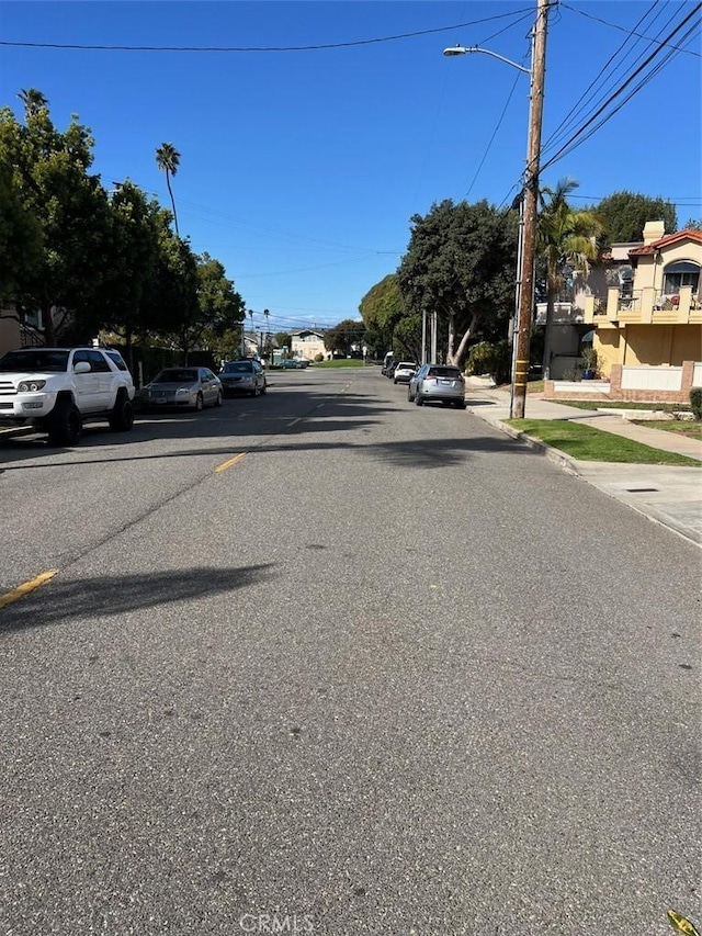 view of road