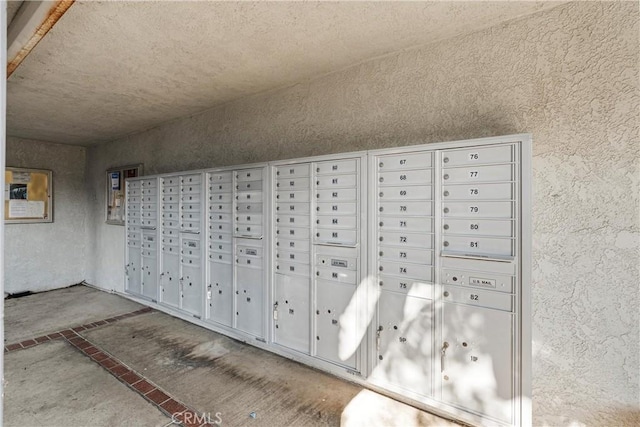 view of community featuring mail boxes