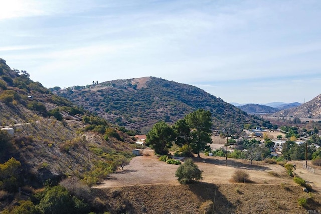 view of mountain feature