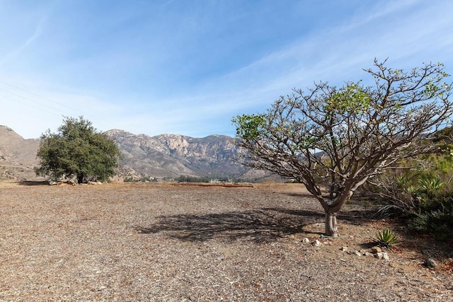 view of mountain feature