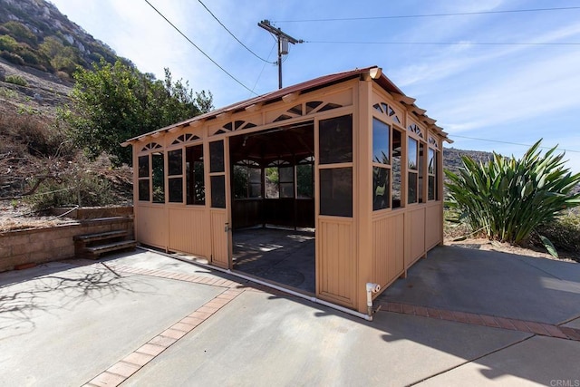 view of outbuilding