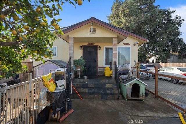 view of bungalow-style house