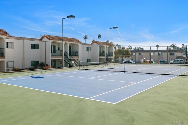 view of sport court