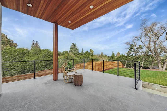 view of patio / terrace