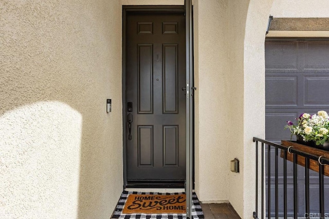 view of entrance to property