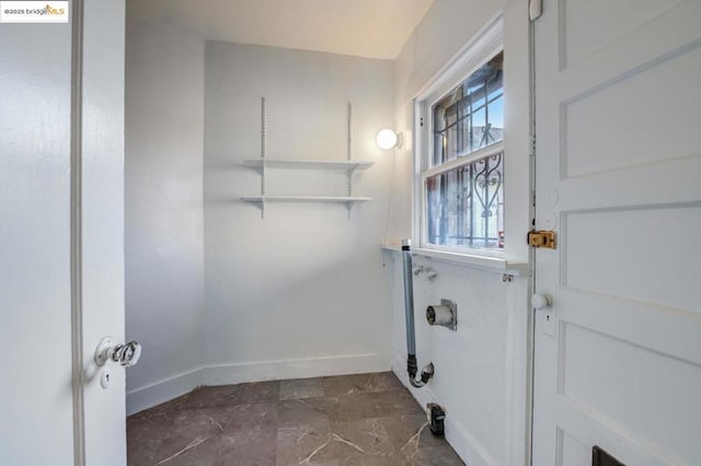 view of clothes washing area