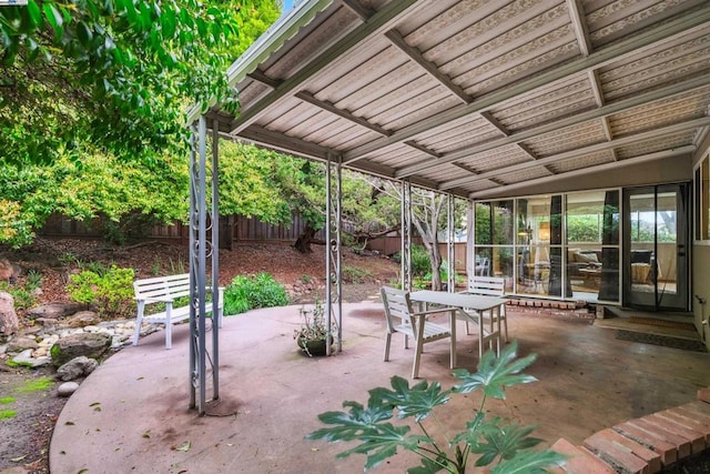 view of patio